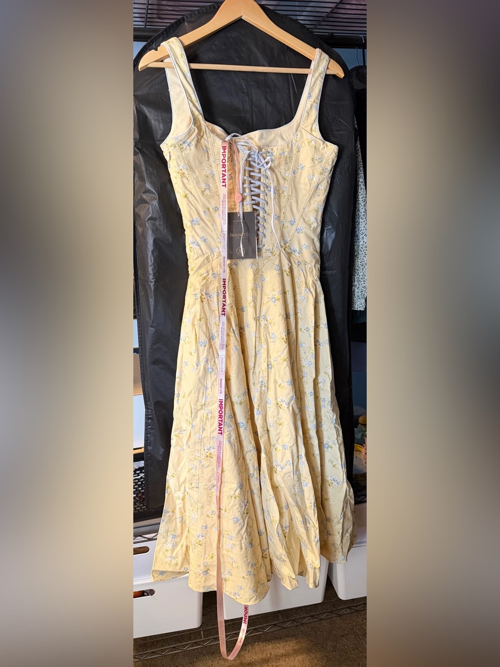 BNWT House Of CB Jaime Floral Stretch Cotton Dress - Picture 8 of 9